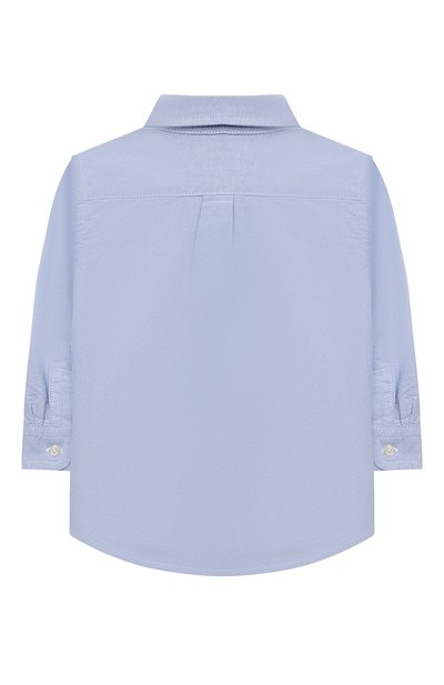 Хлопковая рубашка RALPH LAUREN голубого цвета по цене 8710 руб., арт. 320858907, фото 2 Хлопковая рубашка RALPH LAUREN, арт. 320858907, фото 2