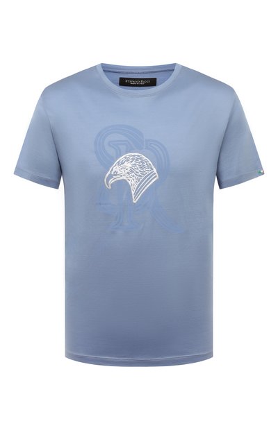 Мужская хлопковая футболка STEFANO RICCI, арт. MNH4102960/TE0001