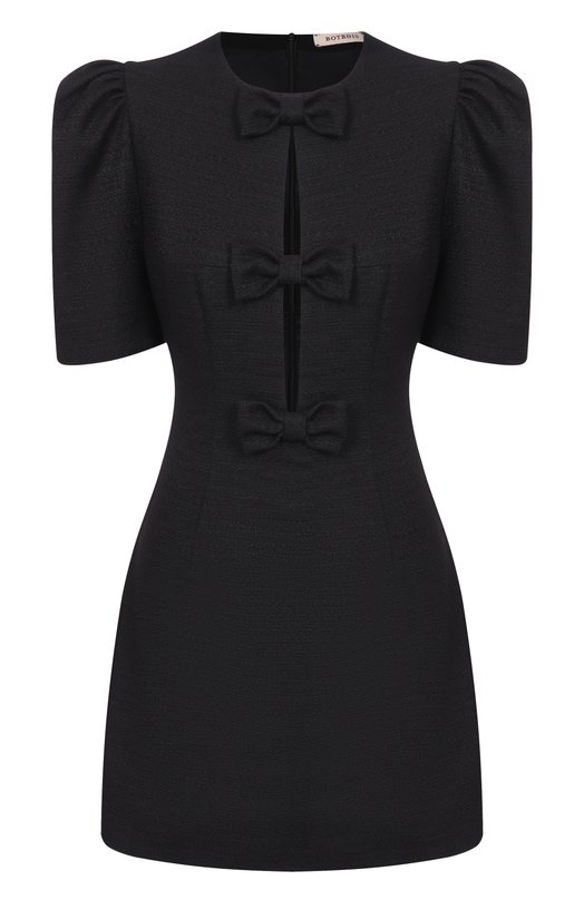 Платье из хлопка и вискозы Botrois SKU748439794 Чёрный SKU748439794