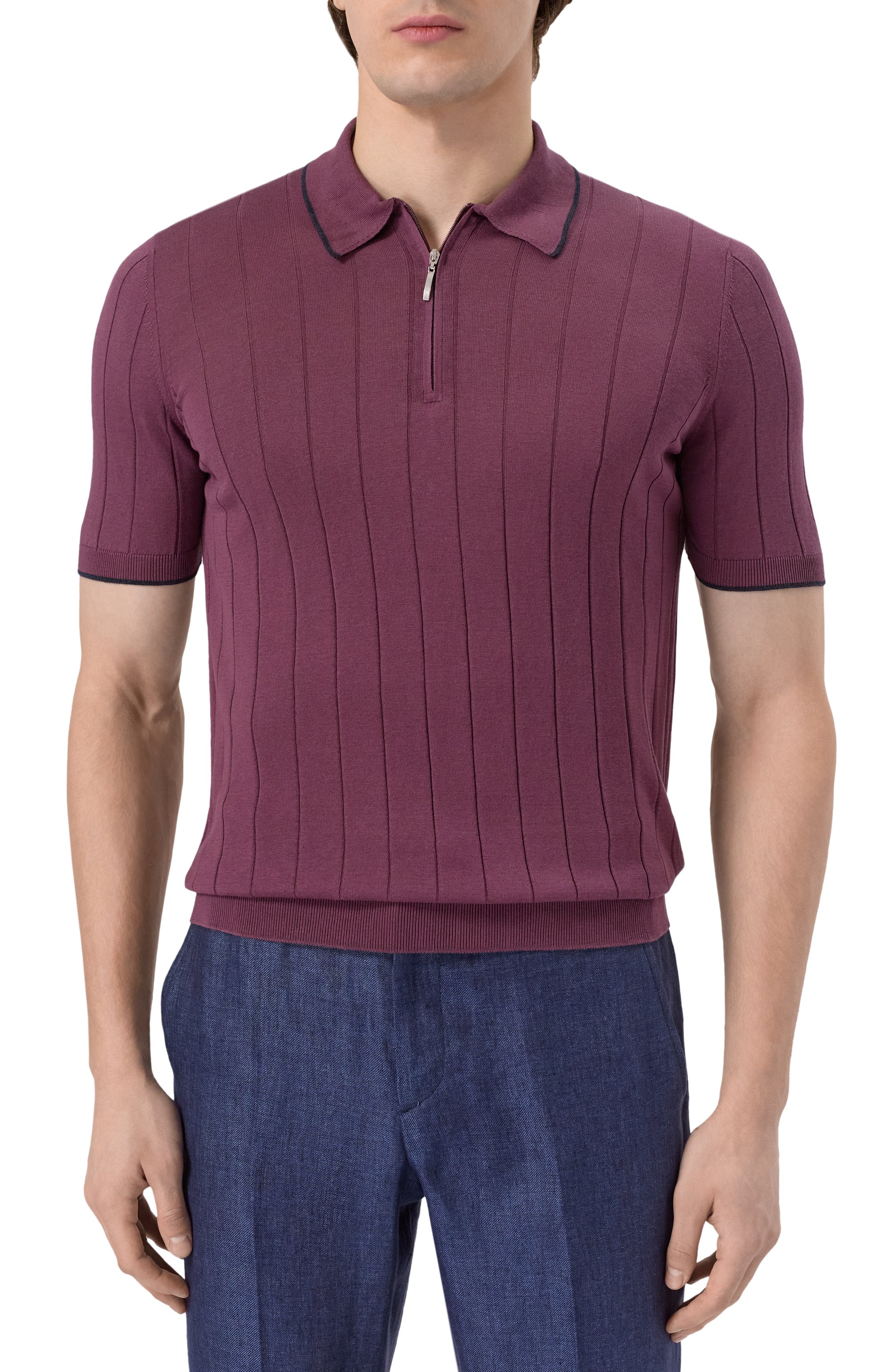 Шелковое поло GRAN SASSO, арт. 43128/23510, фото 3