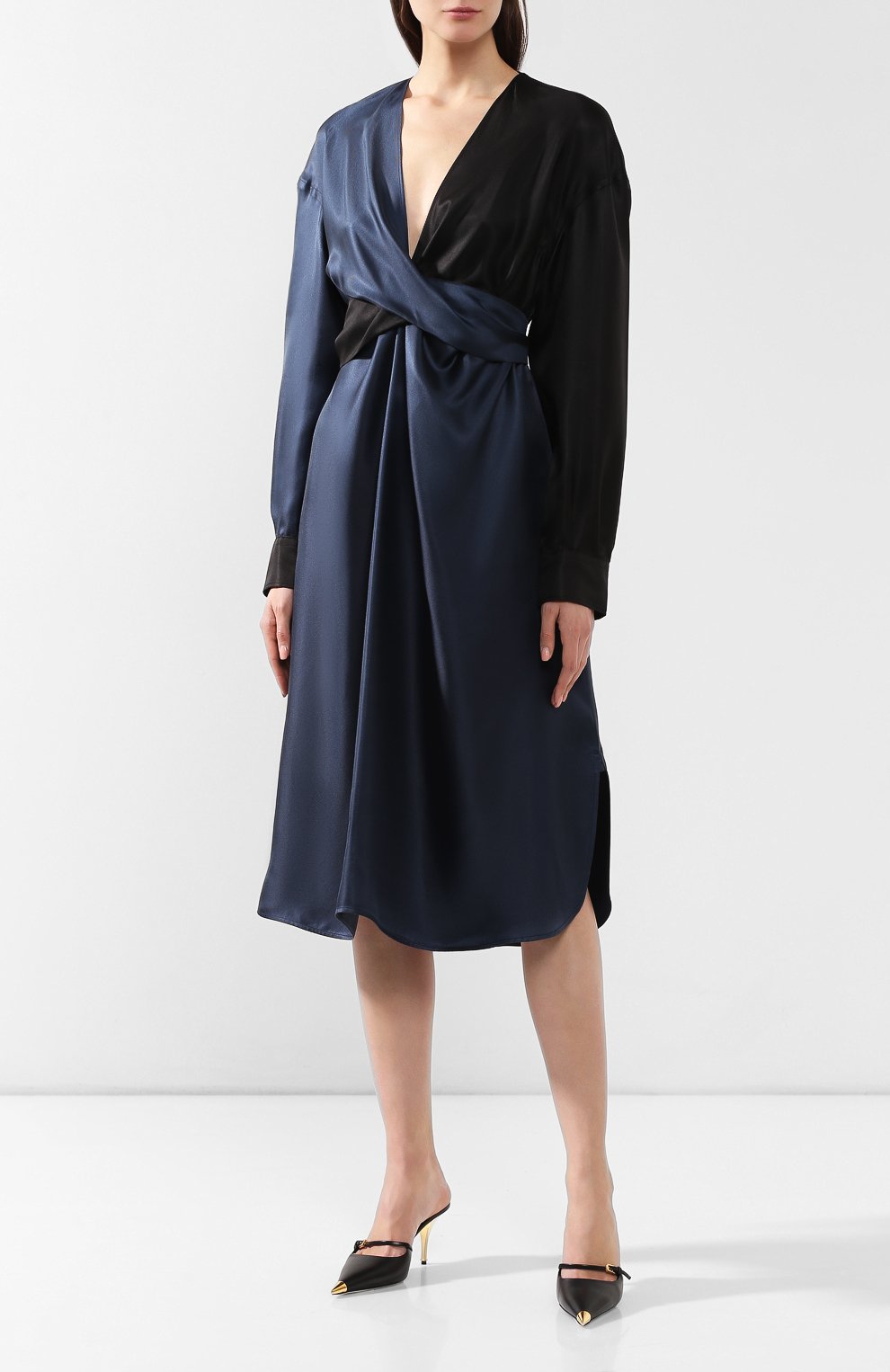 Шелковое платье BOTTEGA VENETA, арт. 568709/VA641, фото 3