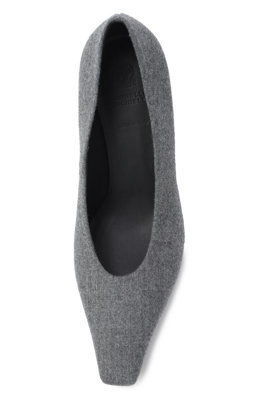 Текстильные туфли Brunello Cucinelli MZ26C3059P Серый  MZ26C3059P Фото 6