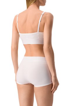 Женский бра-топ DOLCE & GABBANA белого цвета, арт. 07D61T/0N027 | Фото 3 (Нос: Не проставлено; Материал внешний: Хлопок)