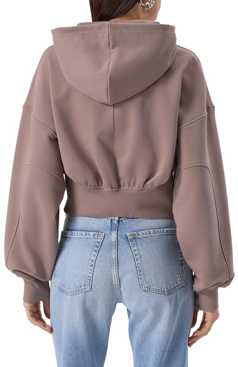 Хлопковое худи LOW CLASSIC, арт. LW251TS01RB, фото 1
