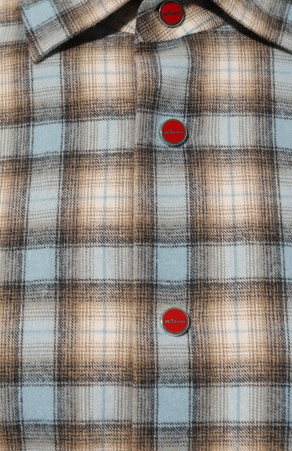 Хлопковая рубашка KITON, арт. UMCNERPH08610, фото 5