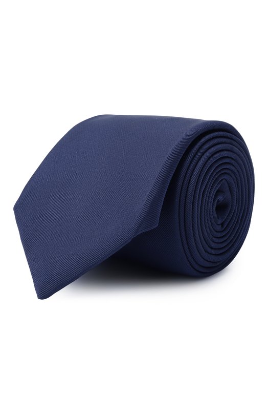 Шелковый галстук Corneliani 26U302-2620300 Синий 26U302-2620300