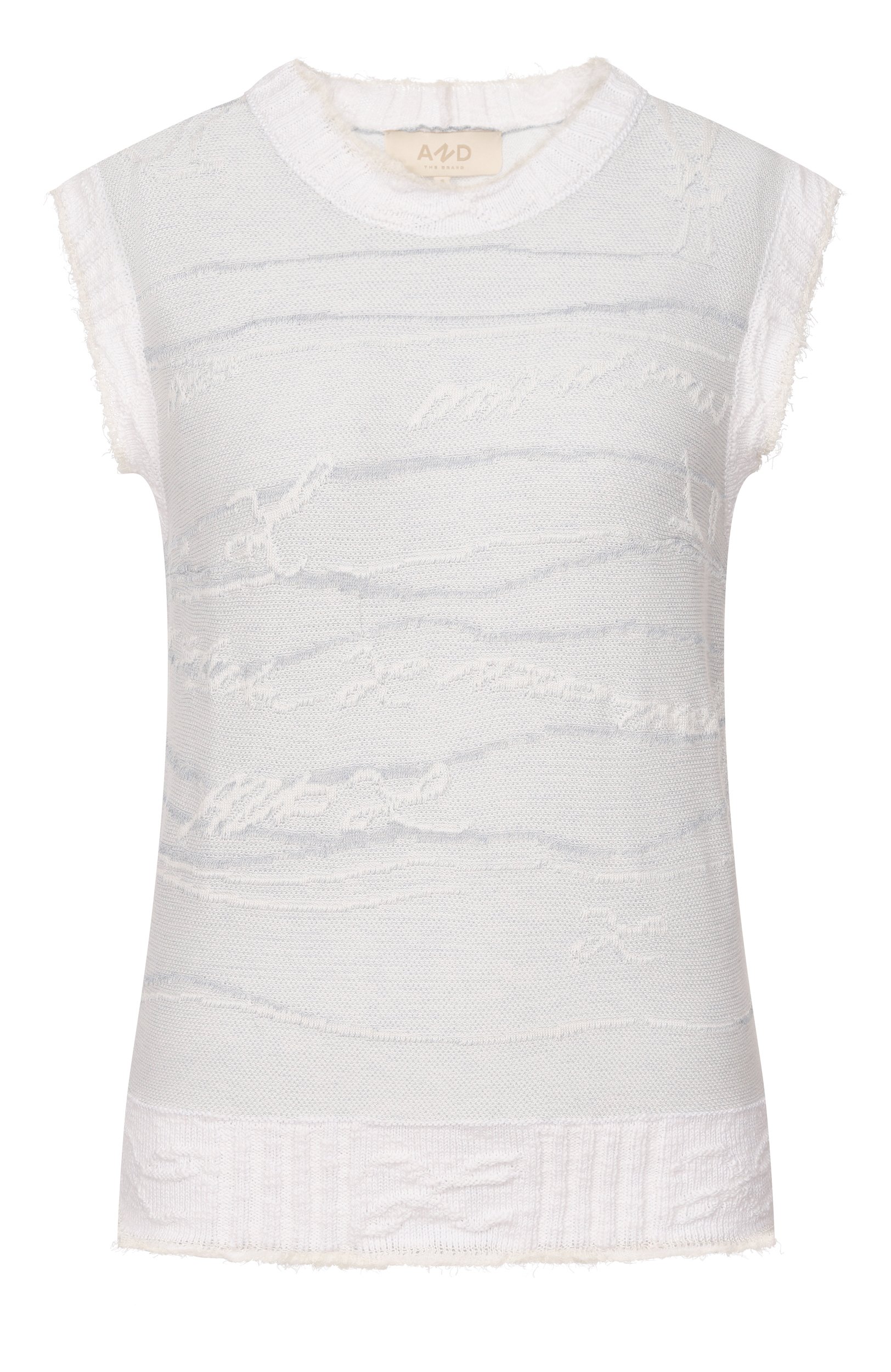 Топ из хлопка и вискозы AND THE BRAND, арт. S26-TP045-1404-104, фото 1