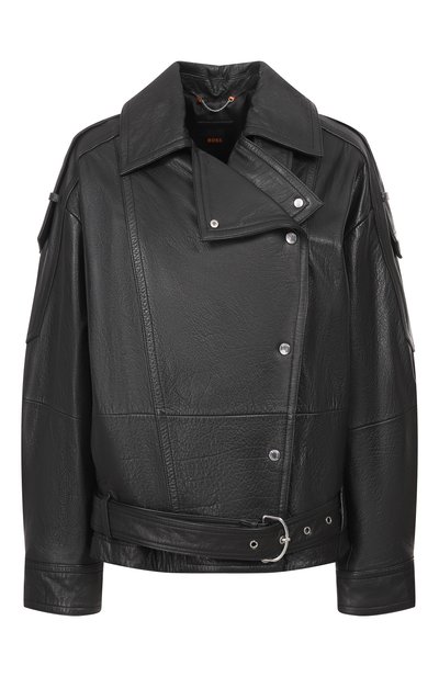 Женская кожаная куртка BOSS ORANGE, арт. 50552201