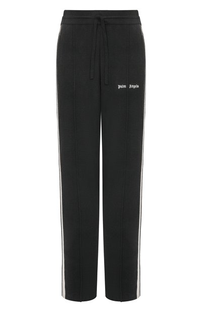 Женские брюки из шерсти и вискозы PALM ANGELS, арт. PWHG037F25KNI001