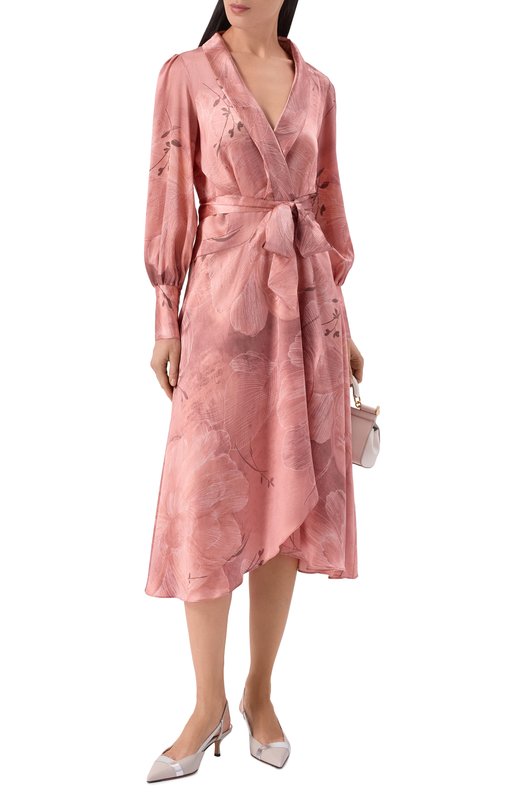 Шелковое платье Kiton D61301K0873G05 Розовый  D61301K0873G05 Фото 2