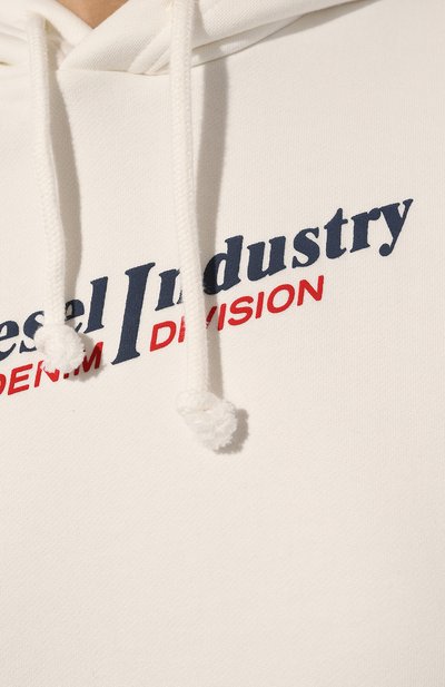 Хлопковое худи DIESEL, арт. A05095/0HERE, фото 5