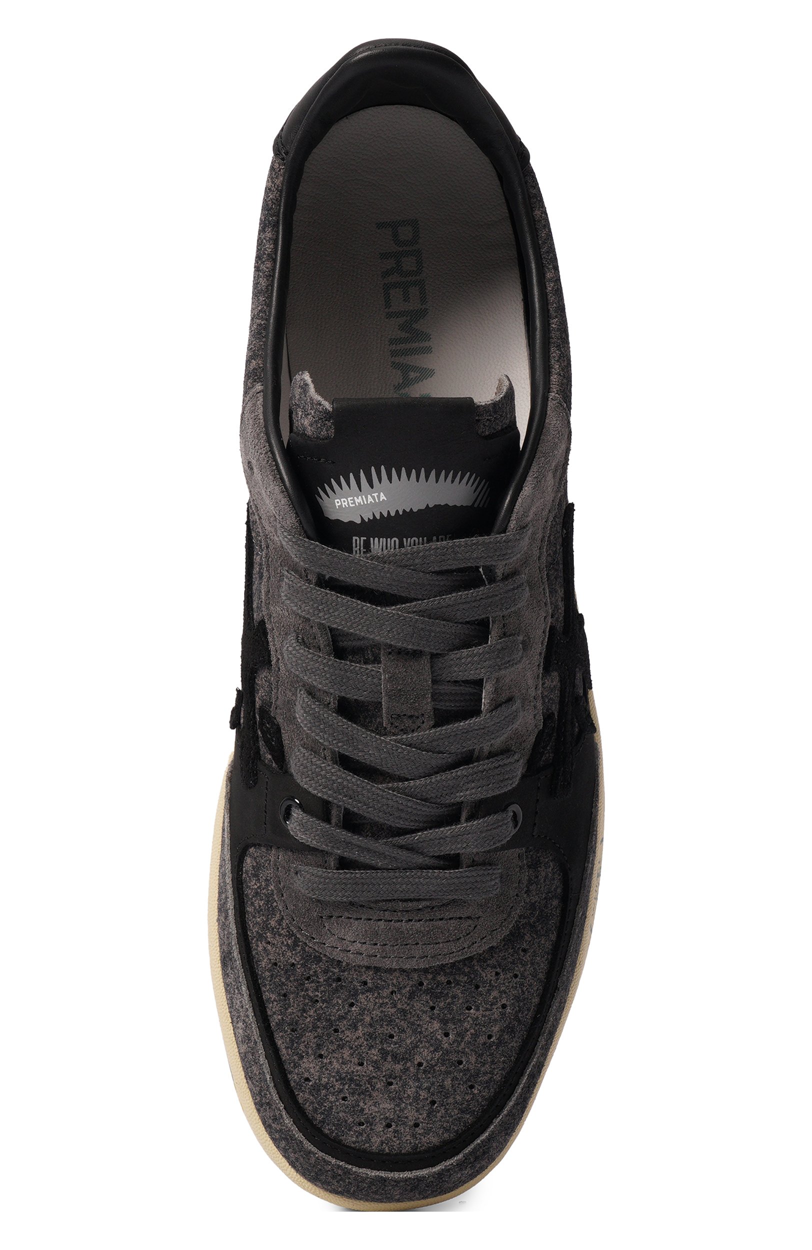 Замшевые кеды bskt clay PREMIATA серого цвета по цене 37550 руб., арт. BSKTCLAY/VAR 8713, фото 5 Замшевые кеды bskt clay PREMIATA, арт. BSKTCLAY/VAR 8713, фото 5