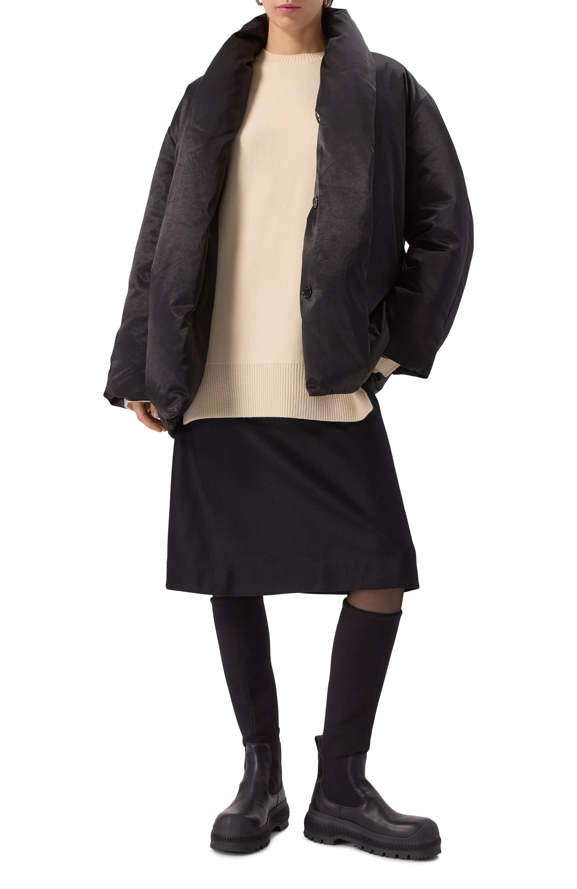 Комбинированные сапоги JIL SANDER, арт. J44WW0003-P4942, фото 2