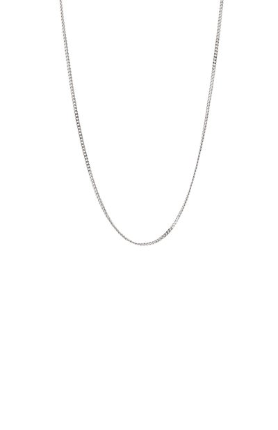 Колье MM6 серебряного цвета по цене 36050 руб., арт. SM6UU0081 P8371, фото 4 Колье MM6, арт. SM6UU0081 P8371, фото 4