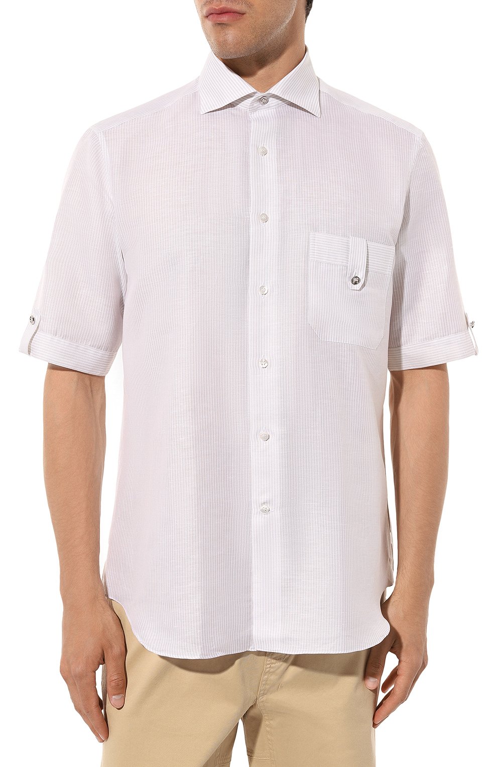 Рубашка из хлопка и льна STEFANO RICCI, арт. MC006730/R2560, фото 3