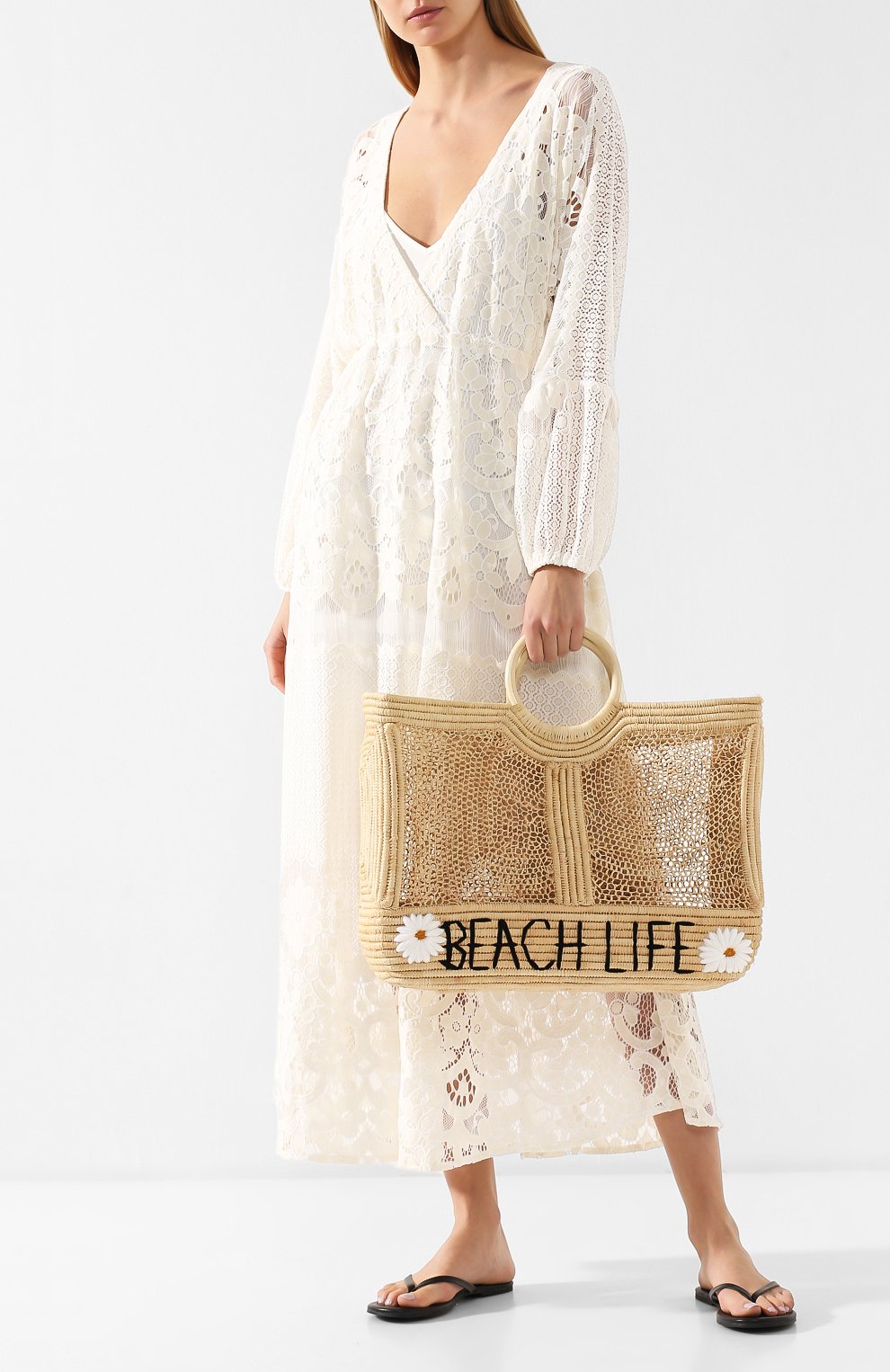 Сумка из рафии MANA SAINT TROPEZ, арт. BIG BAG IN RAFFIA, фото 2