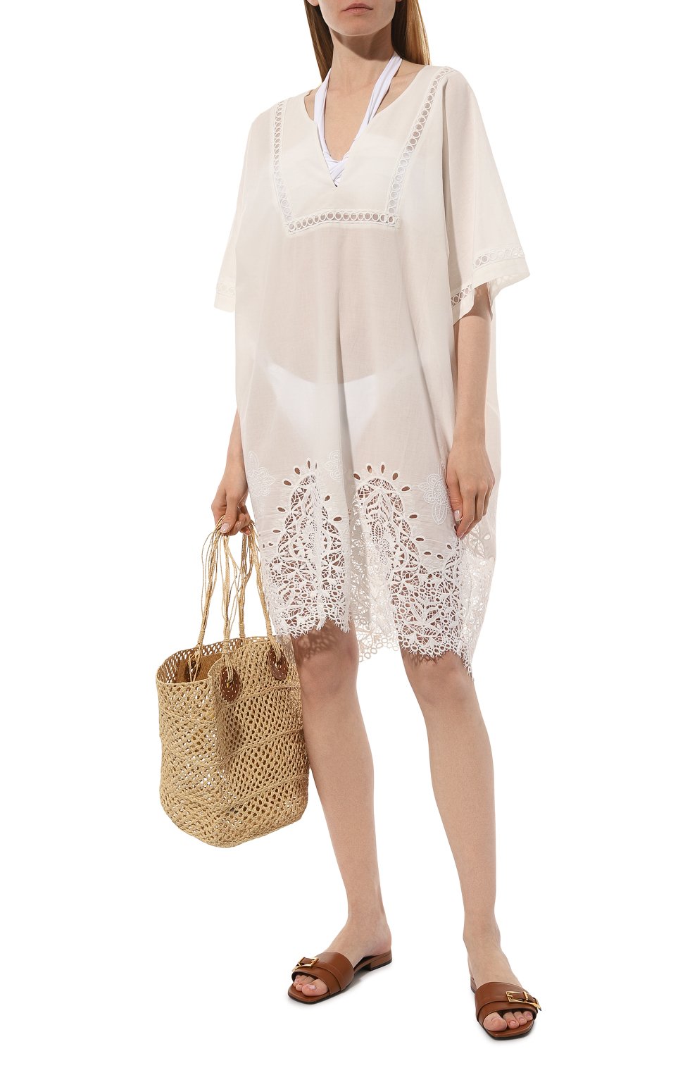 Туника LISE CHARMEL кремового цвета по цене 39650 руб., арт. ASB6663, фото 2 Туника LISE CHARMEL, арт. ASB6663, фото 2