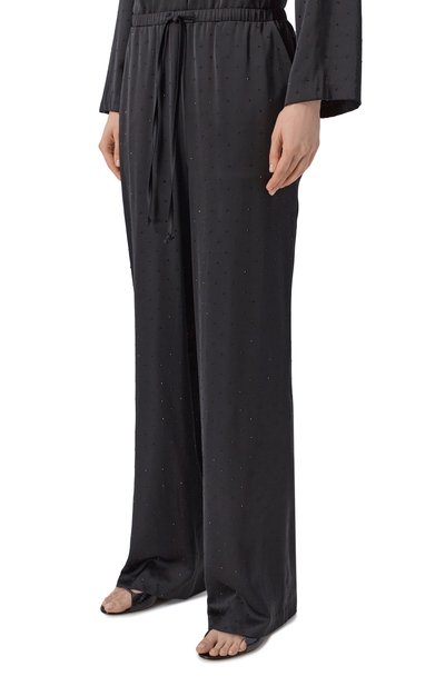 Костюм с отделкой стразами FLASHIN черного цвета по цене 73500 руб., арт. FF25PJRB, фото 4 Костюм с отделкой стразами FLASHIN, арт. FF25PJRB, фото 4