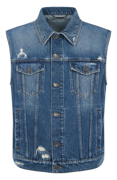 Мужской джинсовый жилет DOLCE & GABBANA, арт. G9BRJD/G8NK1