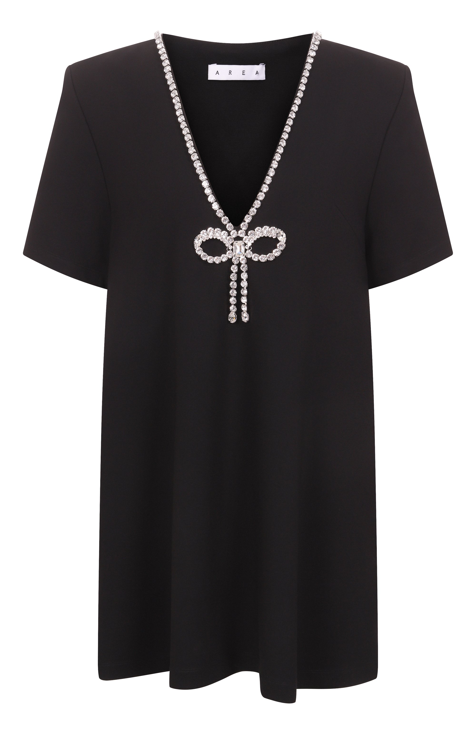 Платье с отделкой стразами AREA, арт. 0000D03184, фото 1