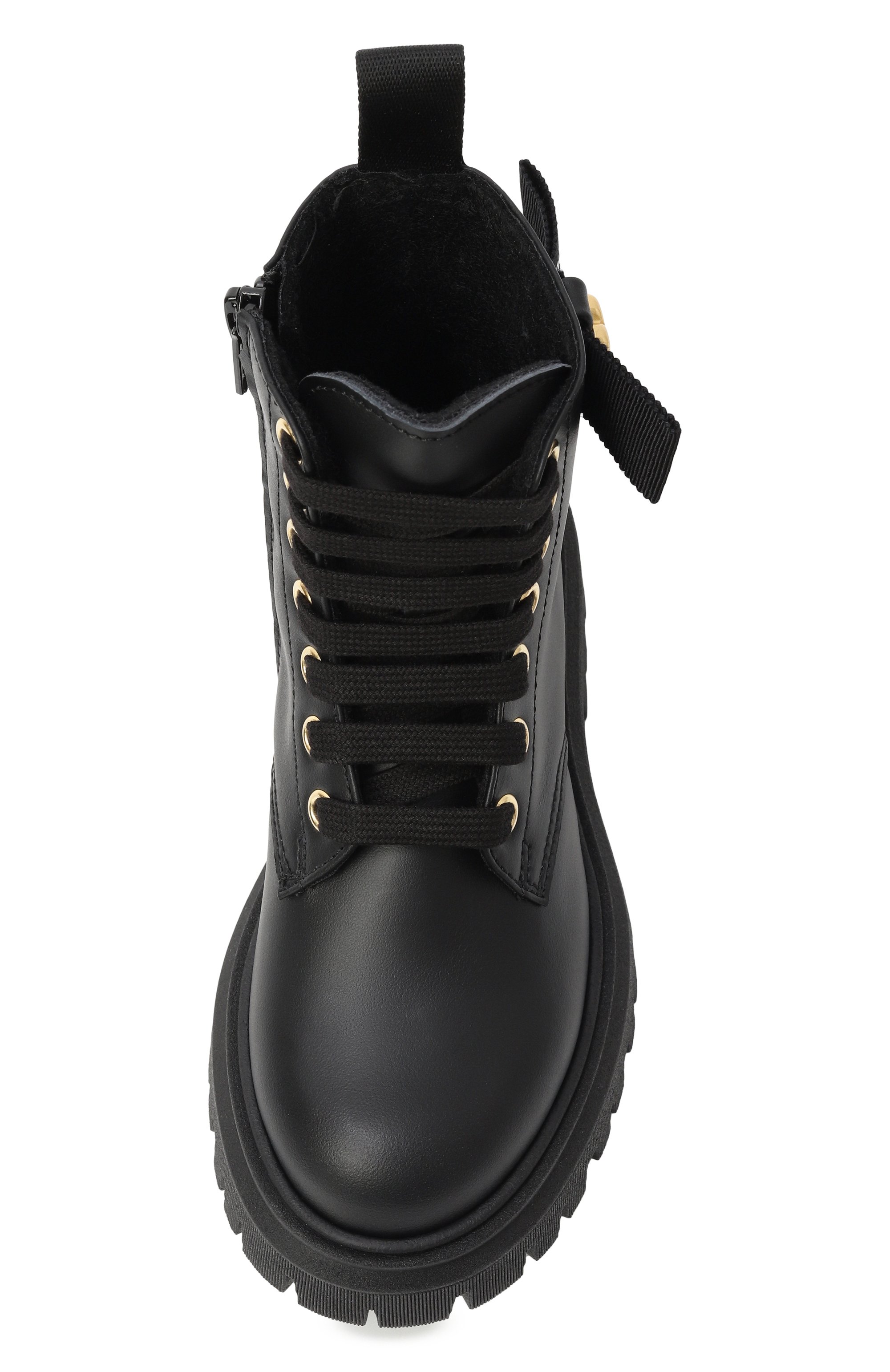 Кожаные ботинки MOSCHINO, арт. 81954/VAR3/28-35, фото 4