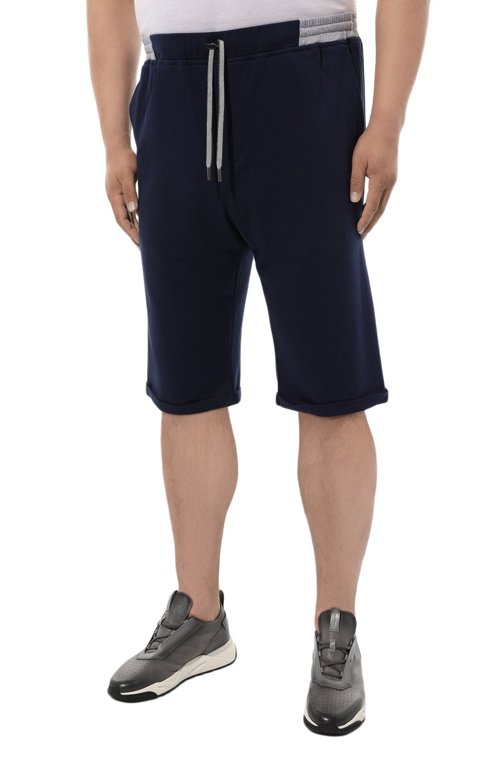 Хлопковые шорты MVST темно-синего цвета по цене 52250 руб., арт. 14M764/TS00/MUST/58-62, фото 3 Хлопковые шорты MVST, арт. 14M764/TS00/MUST/58-62, фото 3