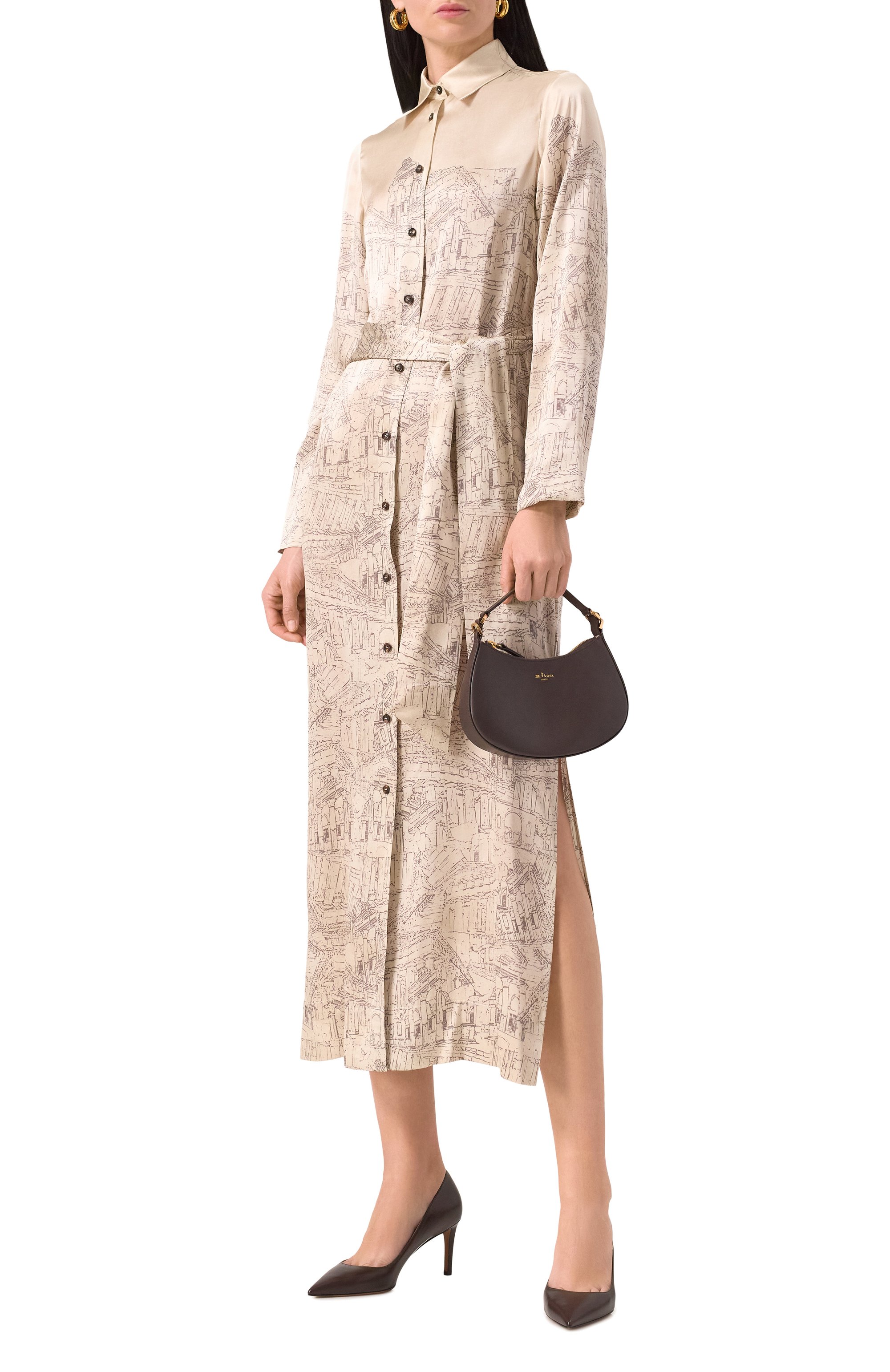 Кожаные туфли KITON, арт. D56820K0524F07, фото 2