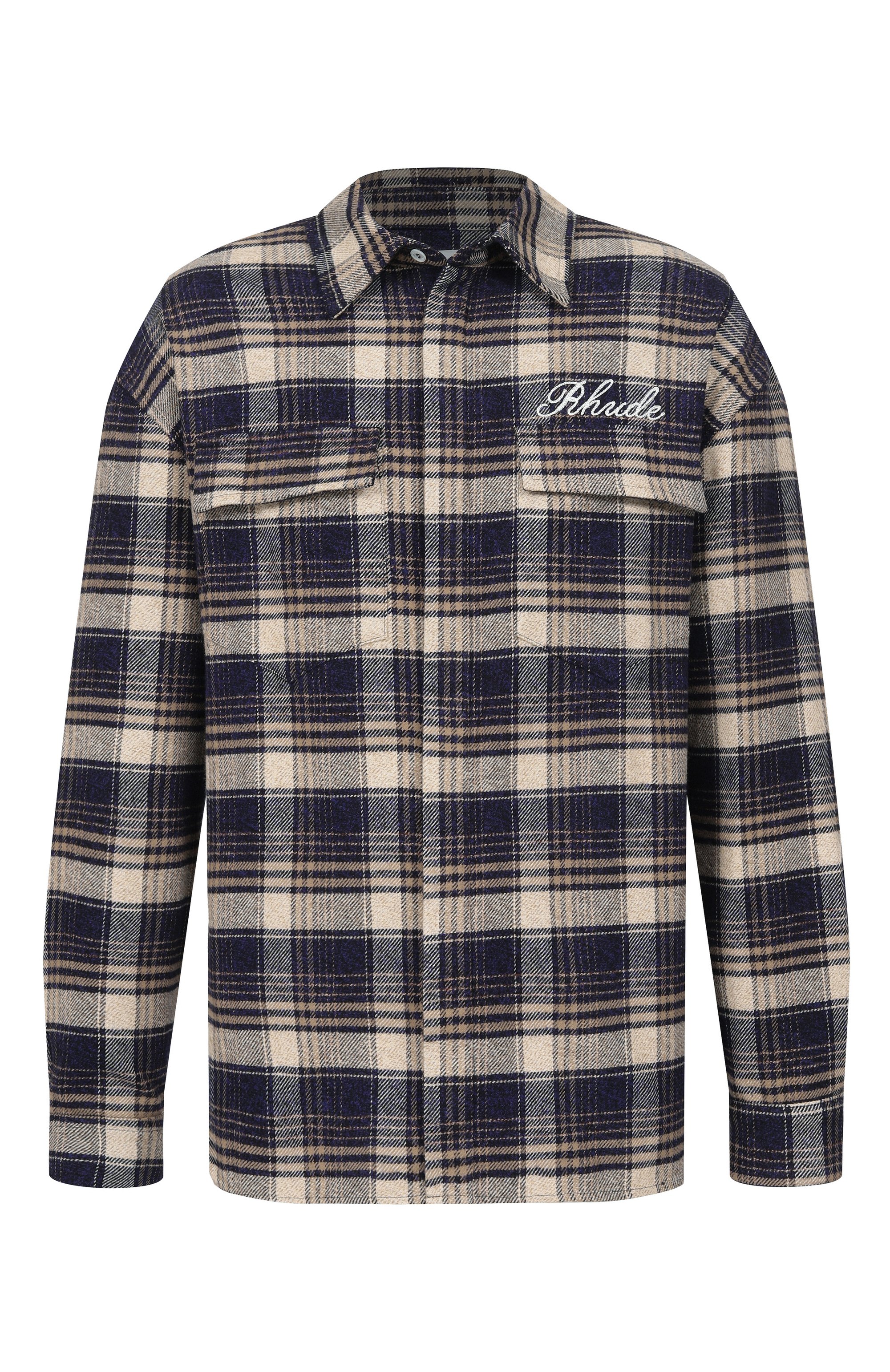 Хлопковая рубашка RHUDE, арт. RHFW25ST03012, фото 1