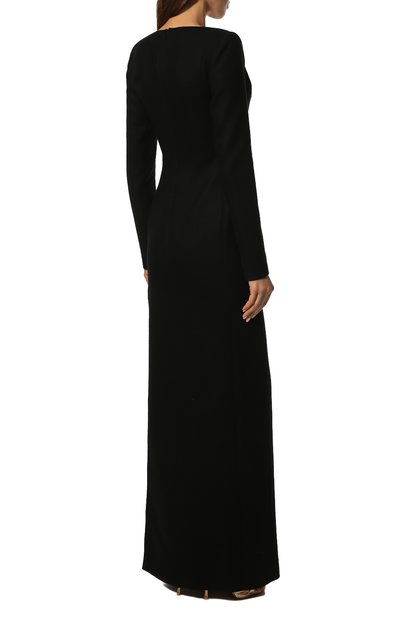 Шерстяное платье SAINT LAURENT, арт. 537584/Y621W, фото 4