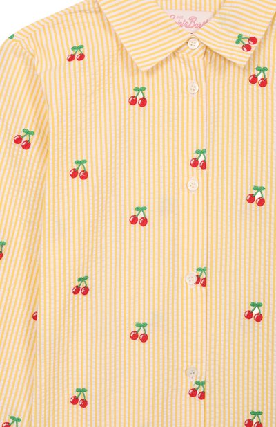 Хлопковая рубашка MC2 SAINT BARTH, арт. STBK MINI BRIGITTE/BRIG003/01921F, фото 3