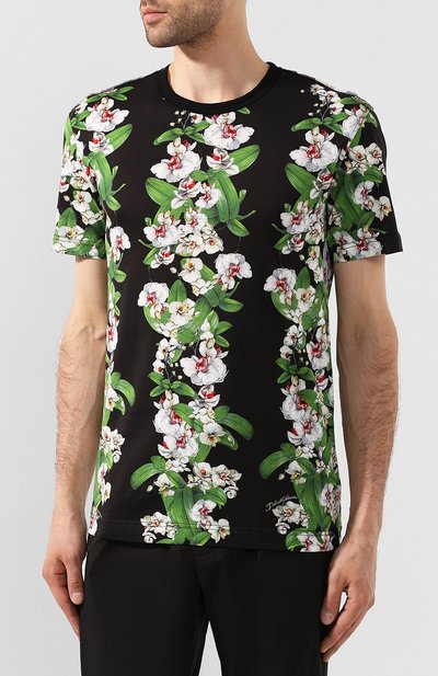 Хлопковая футболка DOLCE & GABBANA, арт. G8KG1T/HH7WF, фото 3