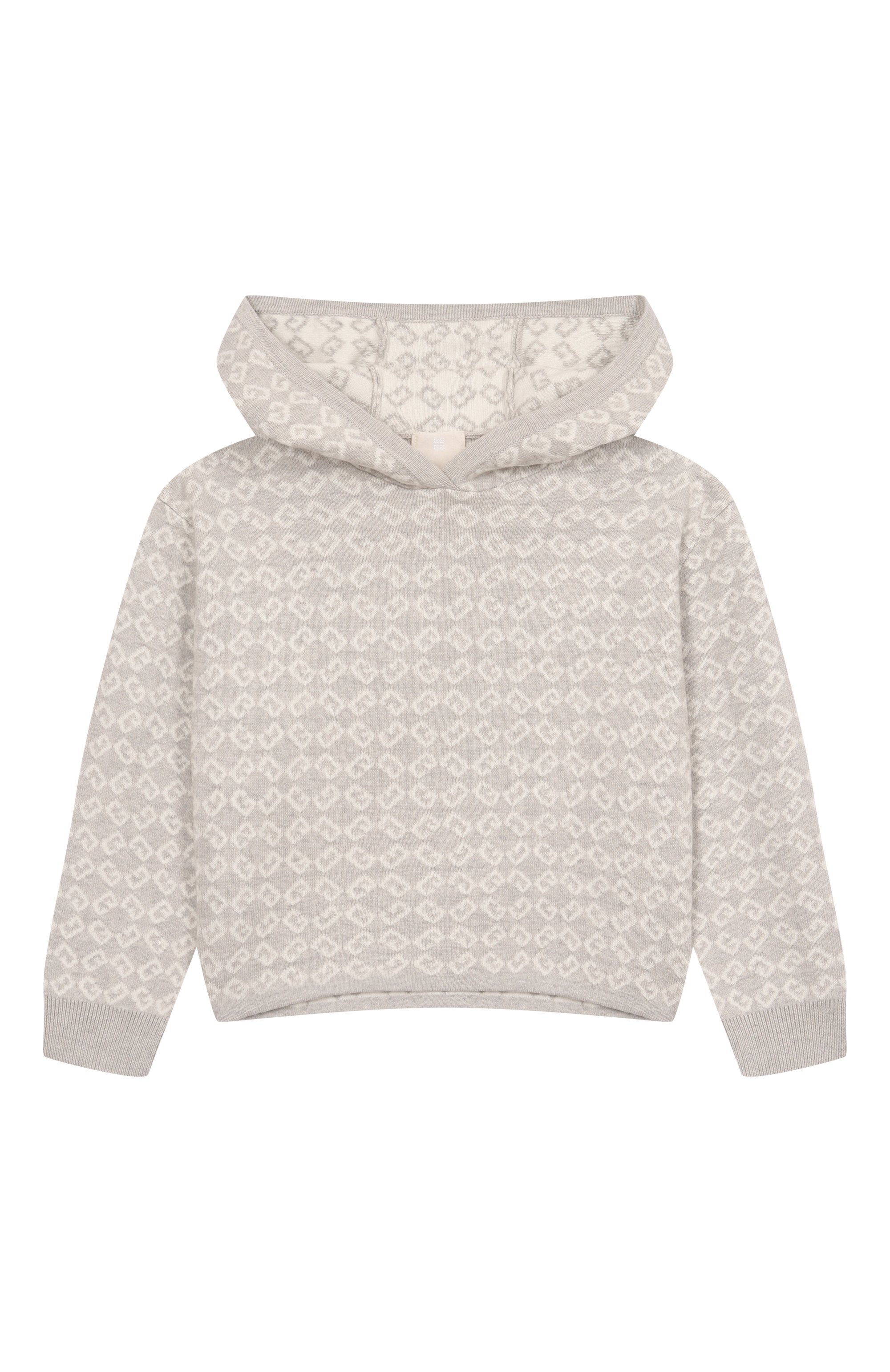 Худи из хлопка и кашемира GIVENCHY светло-серого цвета по цене 65900 руб., арт. H30991, фото 1 Худи из хлопка и кашемира GIVENCHY, арт. H30991, фото 1