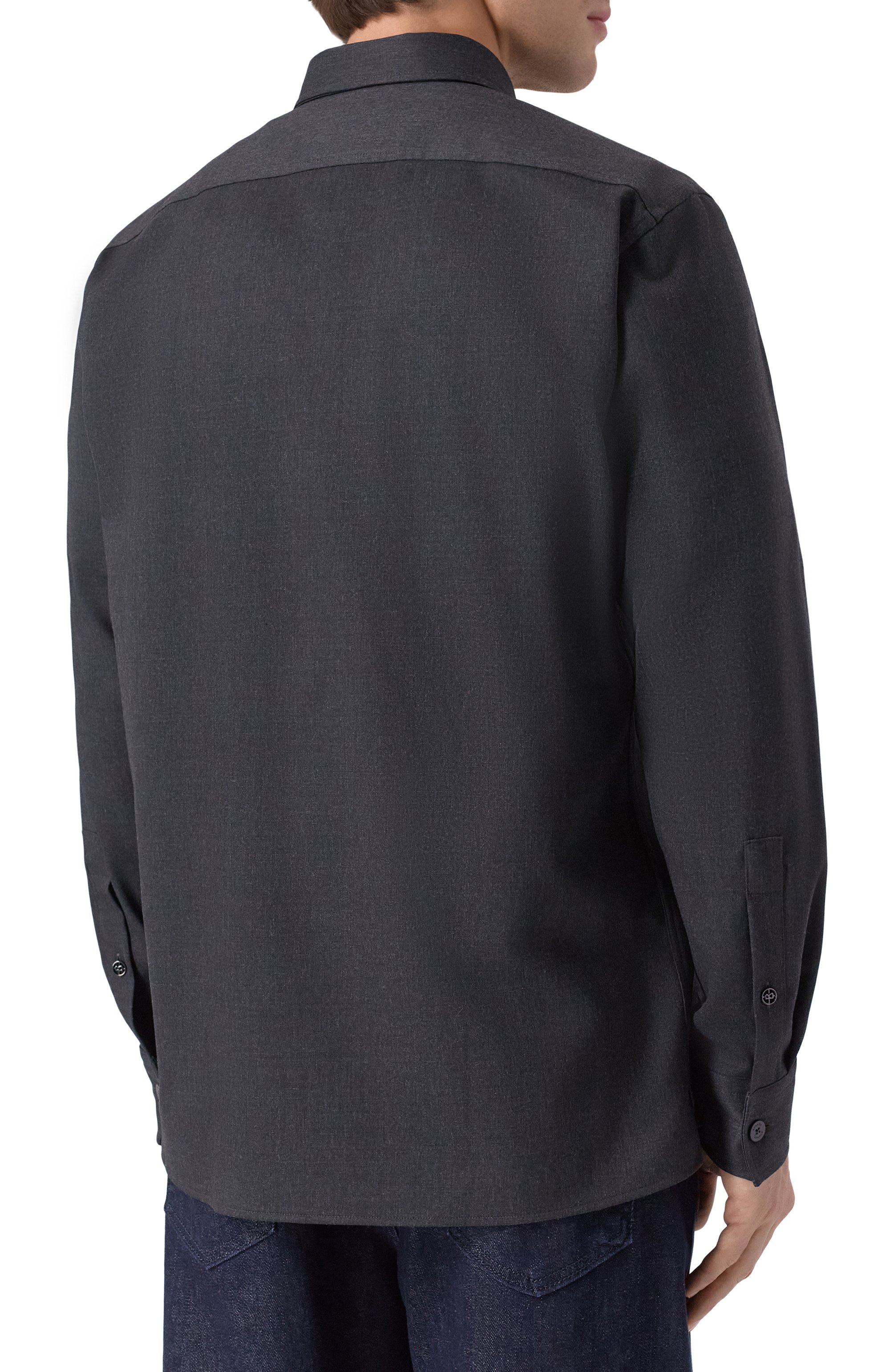 Рубашка BOGNER темно-серого цвета по цене 35900 руб., арт. 58909480, фото 4 Рубашка BOGNER, арт. 58909480, фото 4