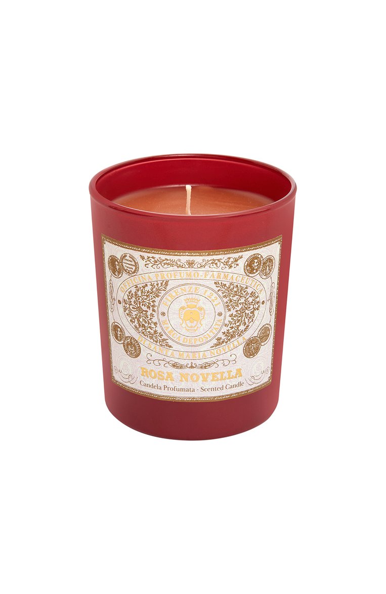 Свеча rosa novella (250g) SANTA MARIA NOVELLA бесцветного цвета, арт. SMN3469902 | Фото 1 (Региональные ограничения белый список (Axapta Mercury): Не проставлено; Нос: Не проставлено; Ограничения доставки: flammable, fragile-2)