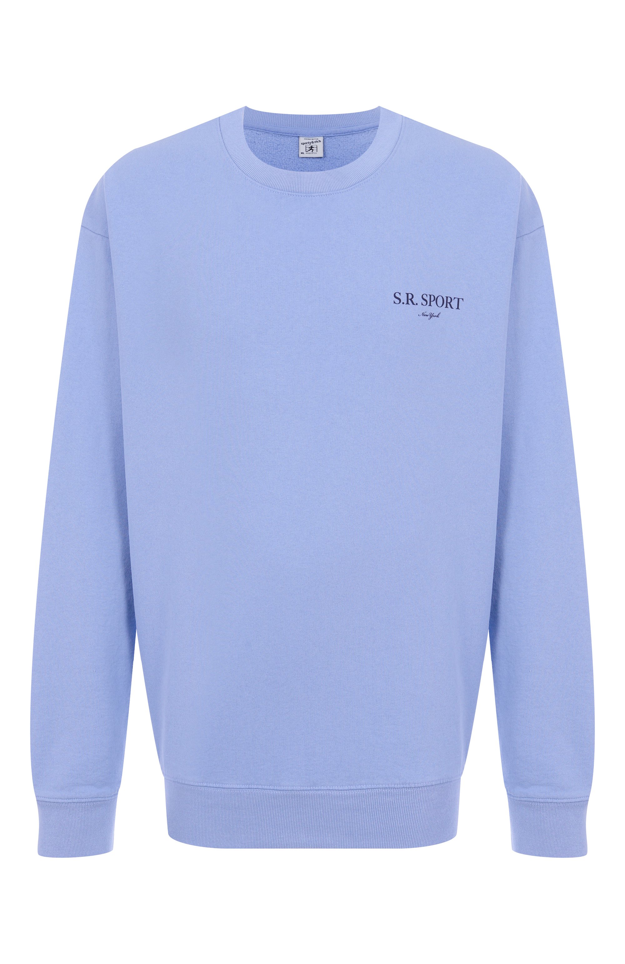 Хлопковый свитшот SPORTY AND RICH, арт. ST071612201BL59, фото 1