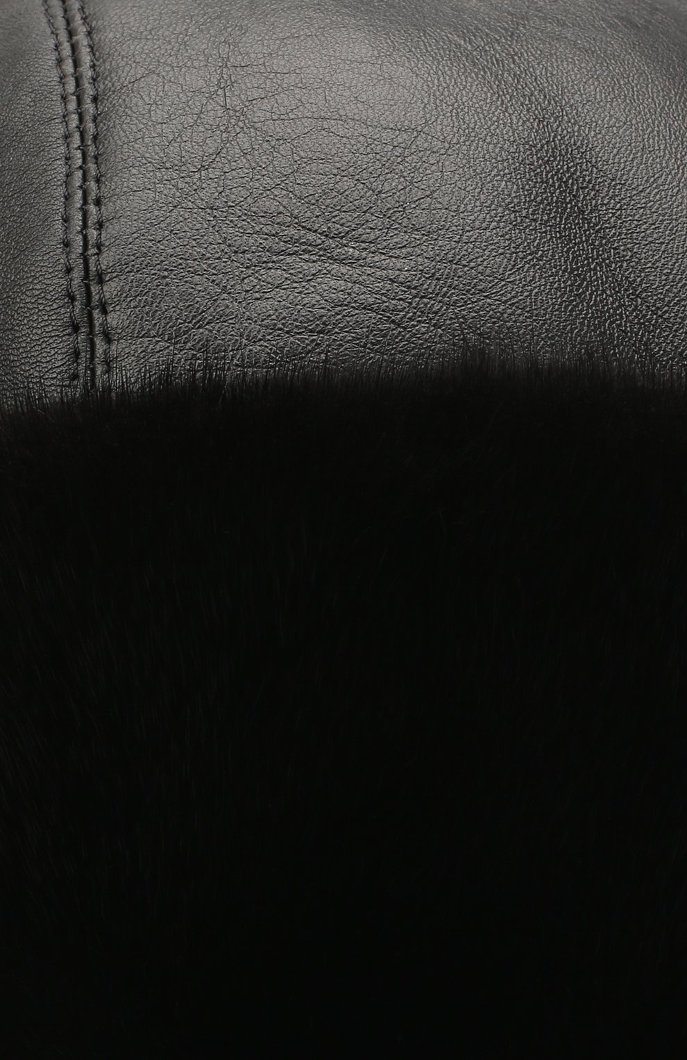 Норковая шапка-ушанка мишка FURLAND, арт. 0017102110080400000, фото 3