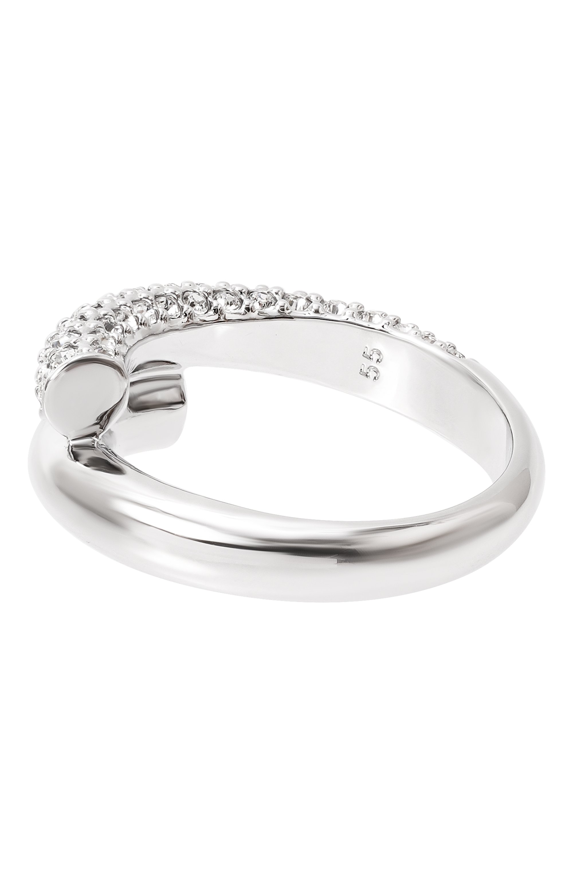 Кольцо dextera SWAROVSKI серебряного цвета по цене 18350 руб., арт. 5695934, фото 3 Кольцо dextera SWAROVSKI, арт. 5695934, фото 3