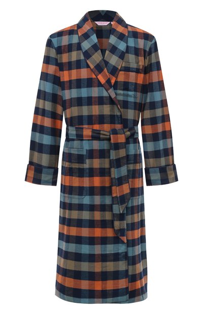 Мужской хлопковый халат DEREK ROSE, арт. 5505-KELB040