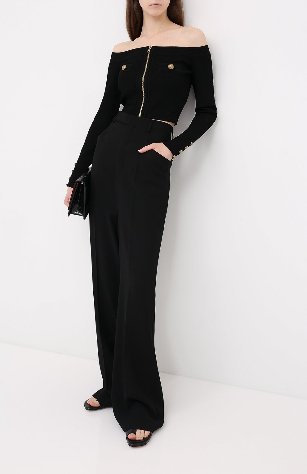 Топ из вискозы BALMAIN, арт. UF10526/K110, фото 2