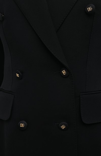 Шерстяной жакет DOLCE & GABBANA черного цвета по цене 323500 руб., арт. F26CIT/FU21E, фото 5 Шерстяной жакет DOLCE & GABBANA, арт. F26CIT/FU21E, фото 5