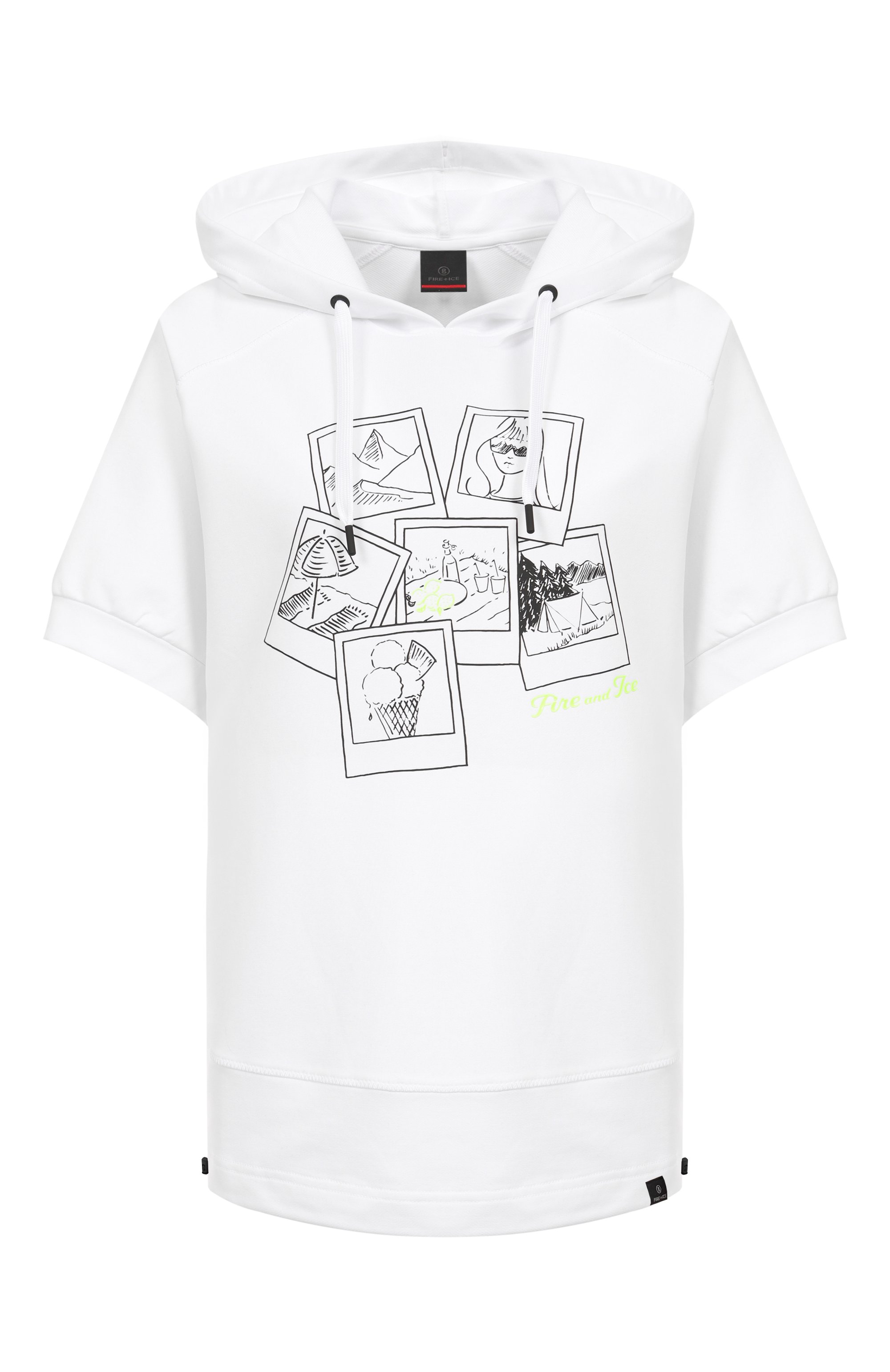 Хлопковое худи BOGNER FIRE+ICE белого цвета по цене 21200 руб., арт. 84983697, фото 1 Хлопковое худи BOGNER FIRE+ICE, арт. 84983697, фото 1