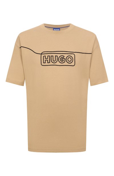 Мужская хлопковая футболка HUGO BLUE, арт. 50530341