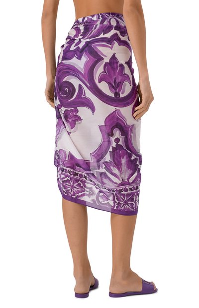 Хлопковое парео DOLCE & GABBANA, арт. 04A01J/0N020, фото 4