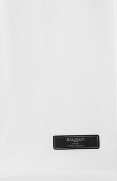 Детские хлопковые шорты BALMAIN белого цвета, арт. BW6P29 | Фото 3 (Нос: Не проставлено; Материал сплава: Проставлено; Случай: Повседневный; Материал внешний: Хлопок; Ростовка одежда: 6 лет | 116 см, 8 лет | 128 см, 10 - 11 лет | 140 - 146см, 13 - 15 лет | 158 см, 12 лет | 152 см, 16 лет | 164 см)