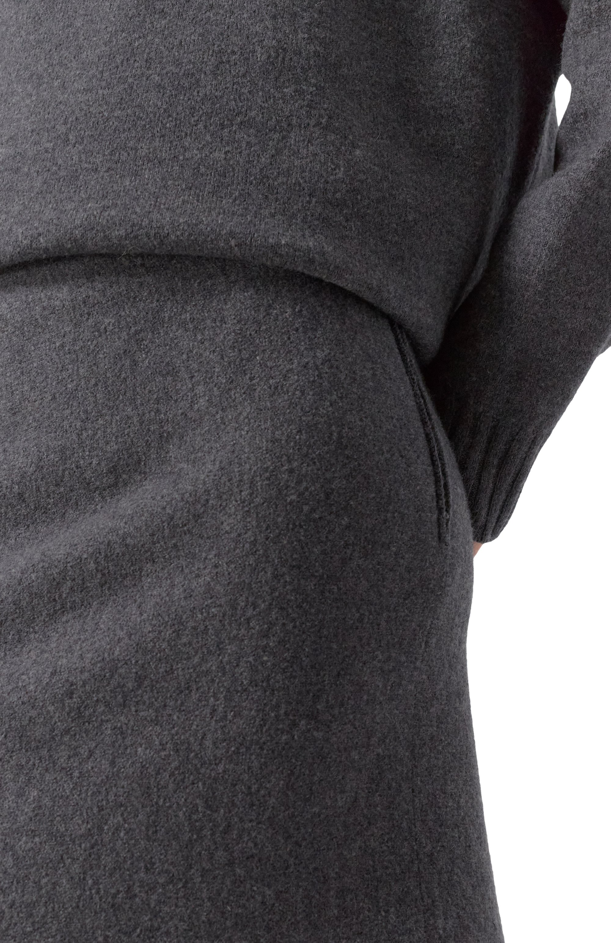 Шерстяная юбка JIL SANDER серого цвета по цене 127000 руб., арт. J02MA0248/J14506, фото 5 Шерстяная юбка JIL SANDER, арт. J02MA0248/J14506, фото 5