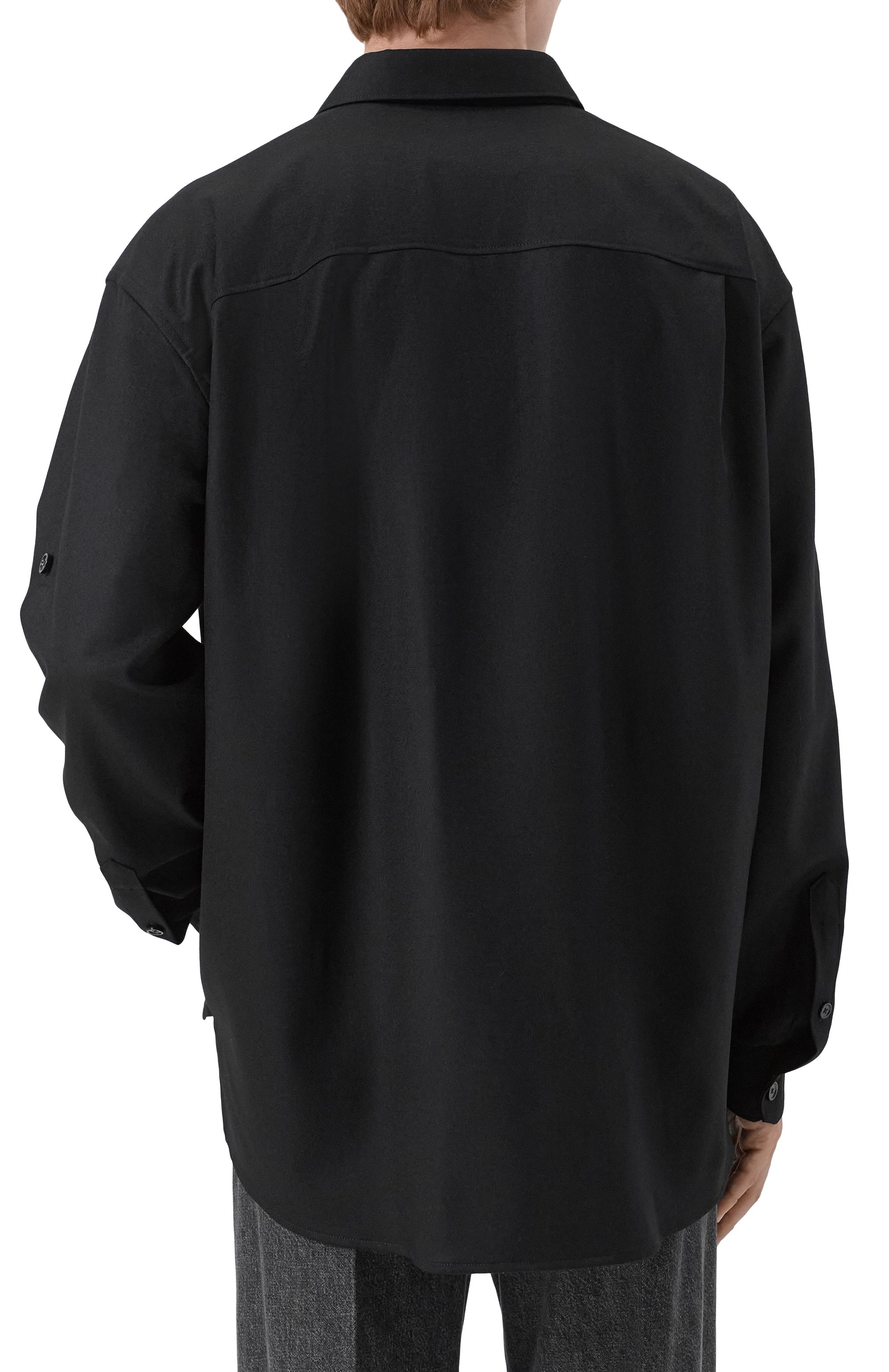 Рубашка из шерсти и хлопка DOLCE & GABBANA, арт. G5NI3T/FU21Q, фото 4