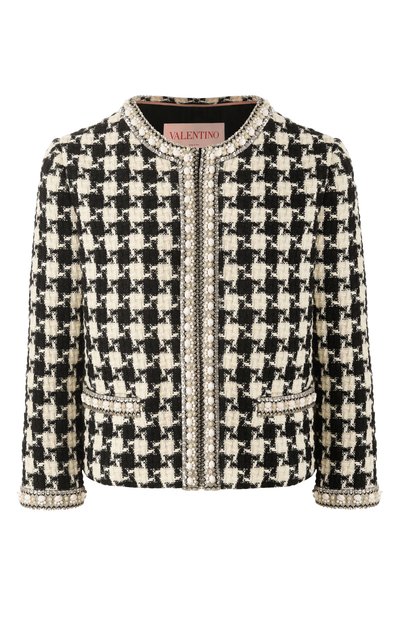Женский твидовый жакет VALENTINO, арт. 6B3CE3YF90K