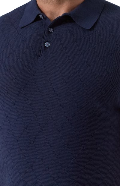 Хлопковое поло KITON, арт. UMK070660H, фото 5