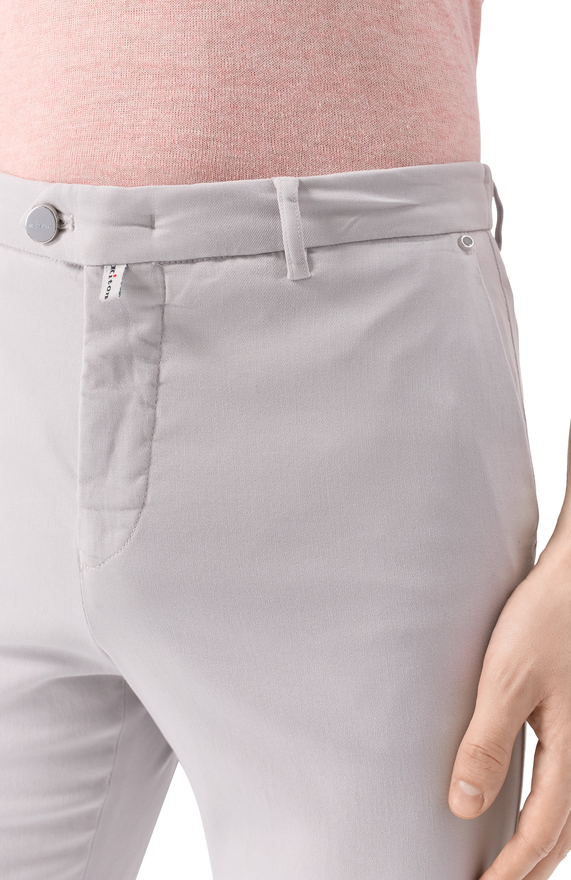 Брюки из лиоцелла KITON, арт. UFPPEK0606F03, фото 5