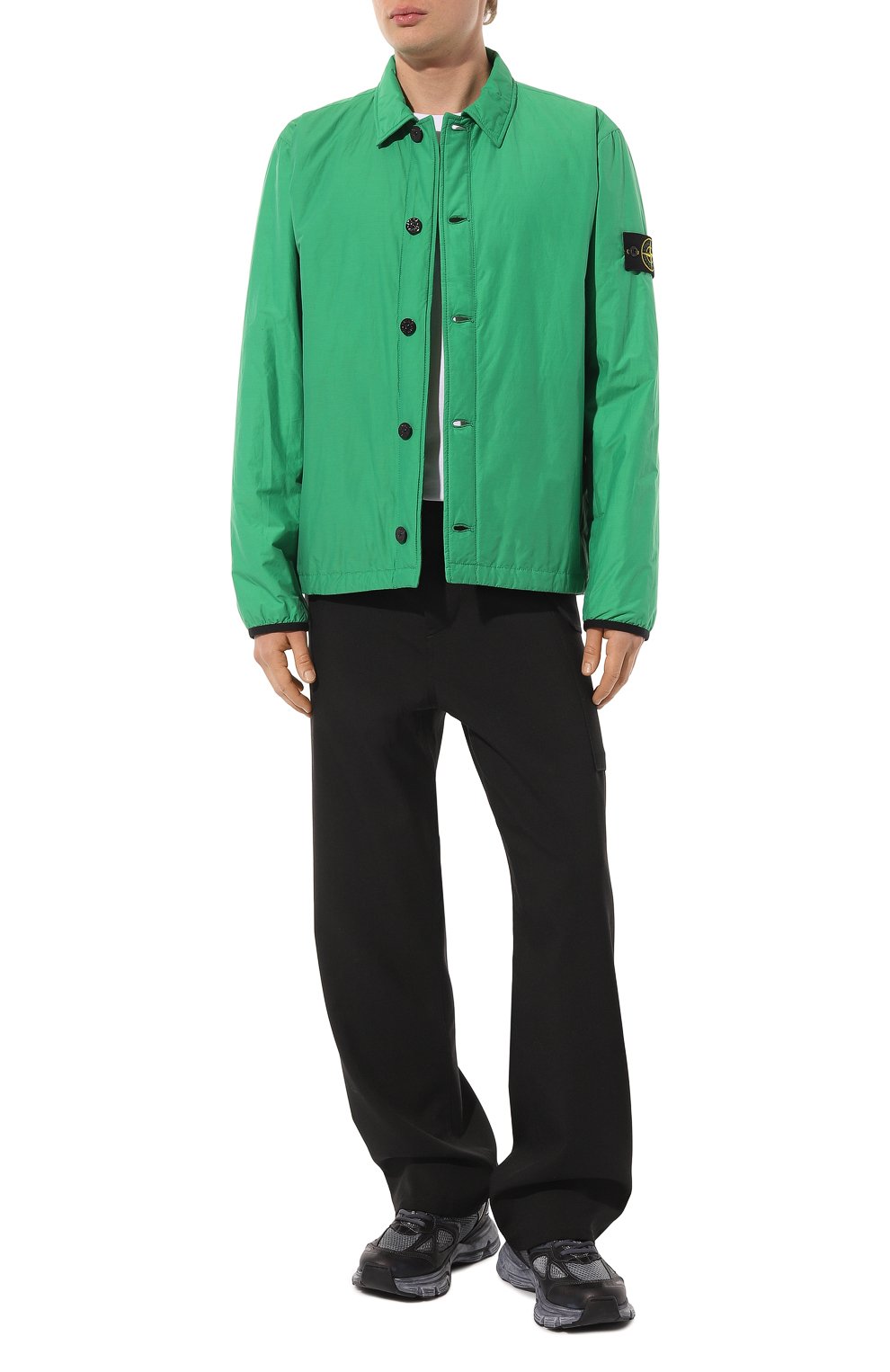 Хлопковая куртка-рубашка STONE ISLAND, арт. 751511525, фото 2